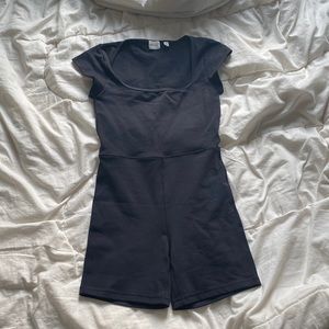 Aritzia black romper- short sleeves and shorts